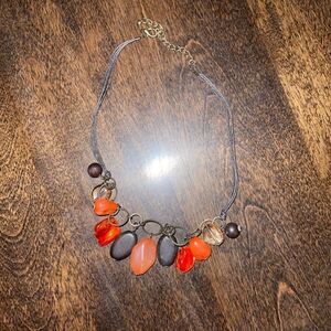 Women’s Fashion Necklace Oranges/Browns